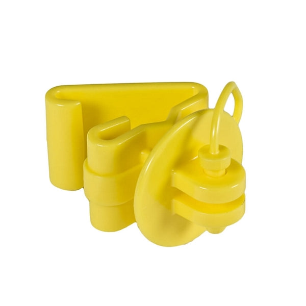 Zareba Fi-Shock ITPLY-FS Pin-Lock Insulator, Yellow