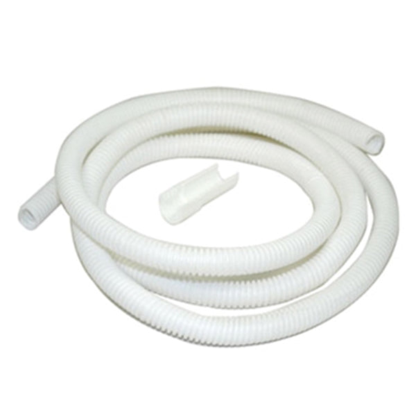 Wiremold CordMate CM61 Split Tubing, 5 ft L, Plastic, White