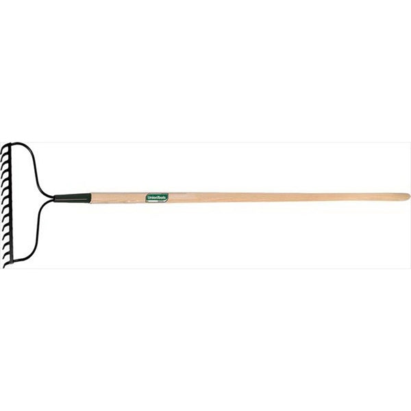 UnionTools 63107 Bow Rake, 3.59 in L Head, 13-3/4 in W Head, 14 -Tine, Steel Head, 54 in L Handle