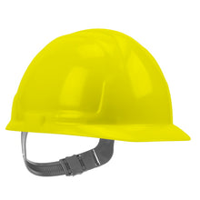 Load image into Gallery viewer, SAFETY WORKS SWX00345-01 Hard Hat, 4-Point Textile Suspension, HDPE Shell, Yellow, Class: E
