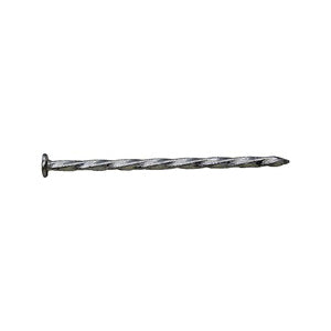 ProFIT 0010132 Deck Nail, 6D, 2 in L, Steel, Hot-Dipped Galvanized, Flat Head, Spiral Shank, 50 lb