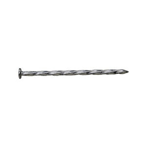 ProFIT 0010152 Deck Nail, 8D, 2-1/2 in L, Steel, Hot-Dipped Galvanized, Flat Head, Spiral Shank, 50 lb