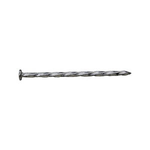 ProFIT 0010202 Deck Nail, 20D, 4 in L, Steel, Hot-Dipped Galvanized, Flat Head, Spiral Shank, 50 lb