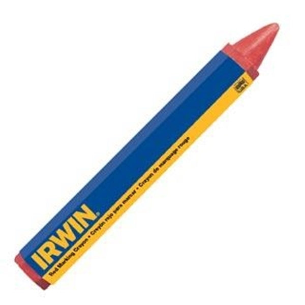 IRWIN 66406 Hi-Visibility Lumber Crayon, Yellow, 1/2 in Dia, 4-1/2 in L