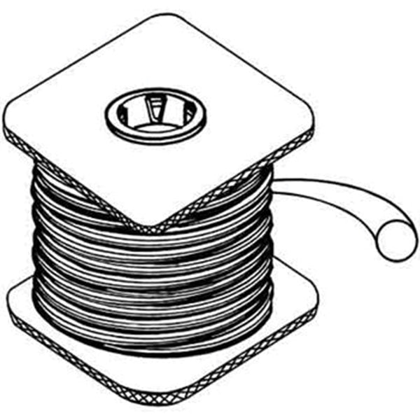 Make-2-Fit P 8135 Screen Retainer Spline, 0.270 in D, 500 ft L, Polyethylene, Black, Round
