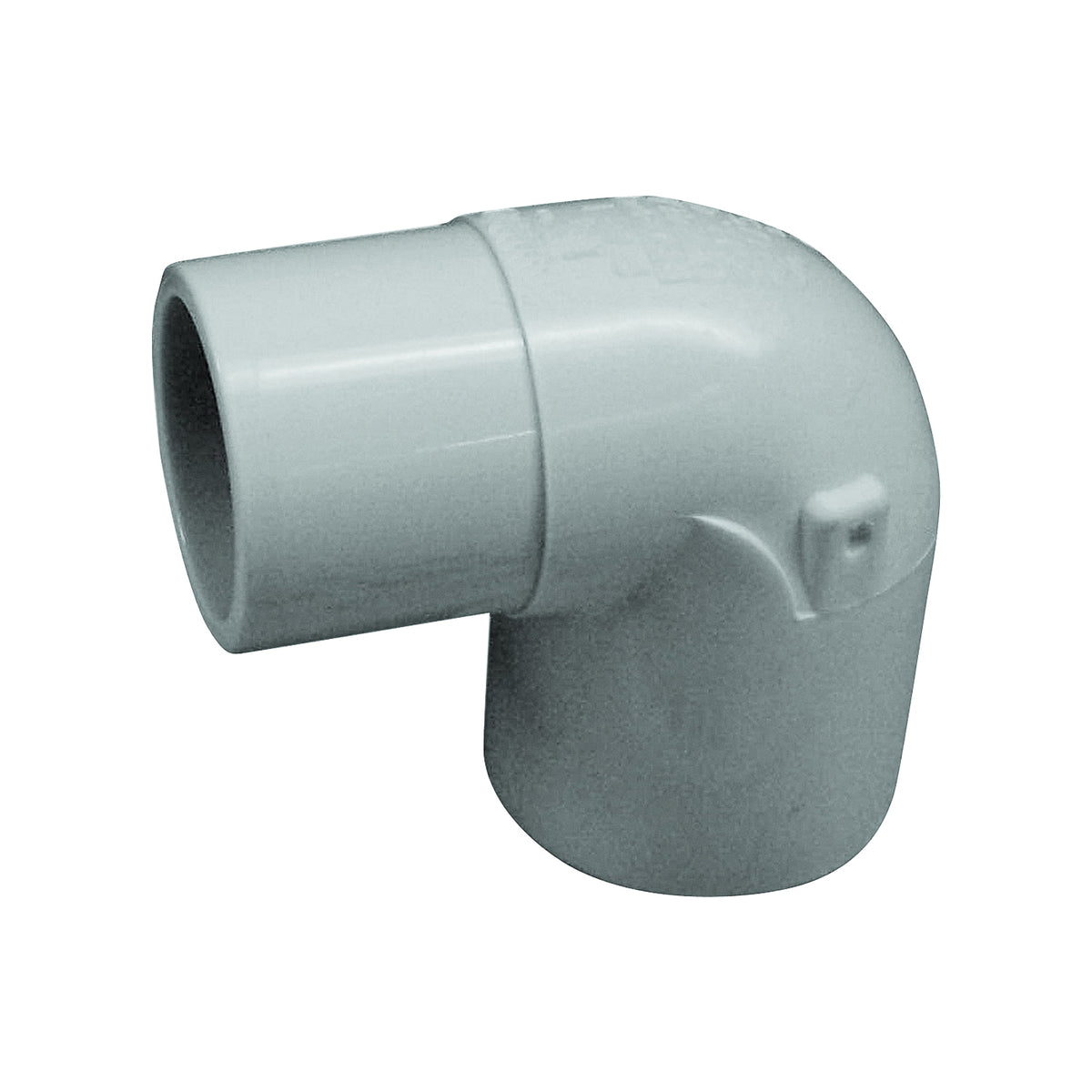 GENOVA 300 Series 32914 Street Pipe Elbow, 1-1/4 in, Slip x Spigot, 90 deg Angle, PVC, White, SCH 40 Schedule