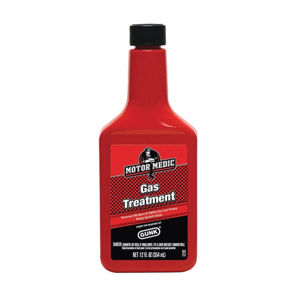 GUNK M2312 Gas Treatment, 12 oz Bottle