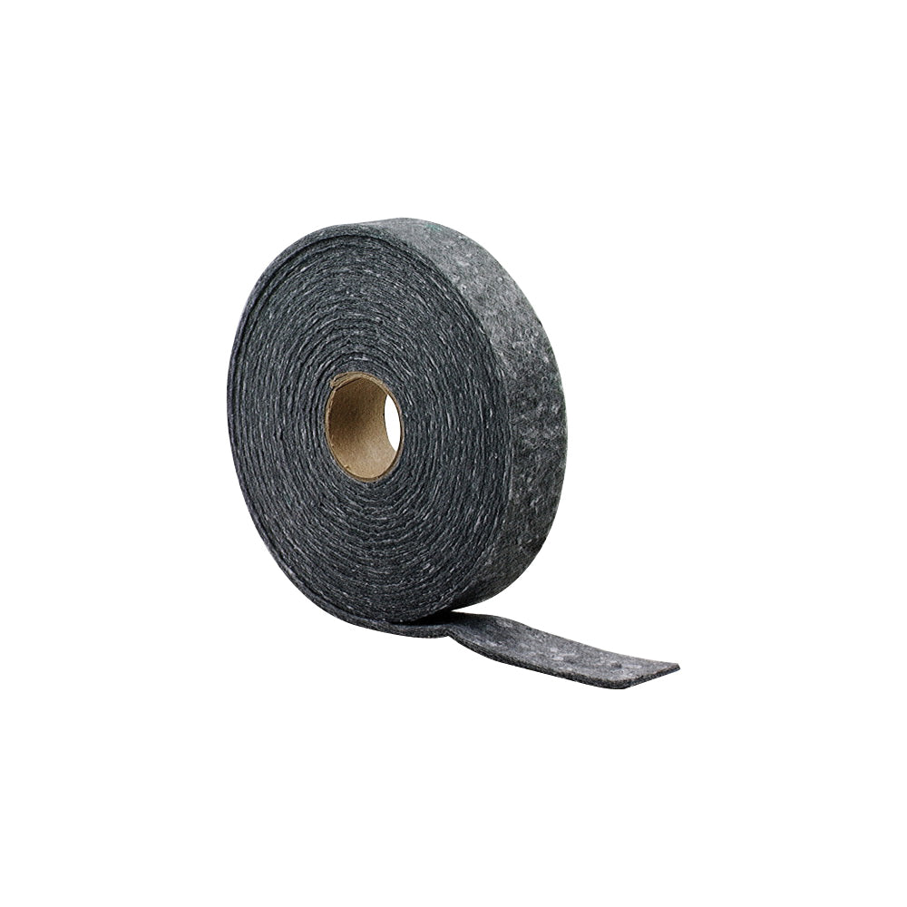 M-D 03335 Weatherstrip, 5/8 in W, 3/16 in Thick, 17 ft L, Felt Cloth, Gray