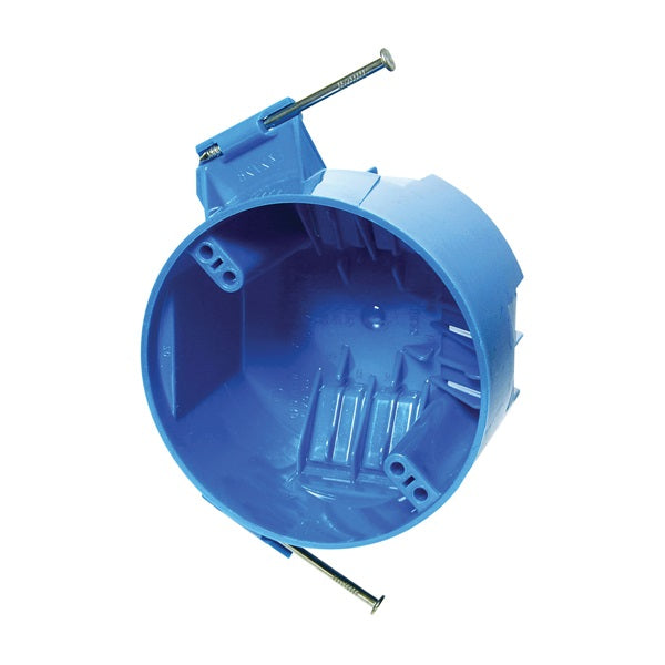 Carlon B520A-UPC Ceiling Box, 2-1/4 in D, 1 -Gang, Polycarbonate, Blue