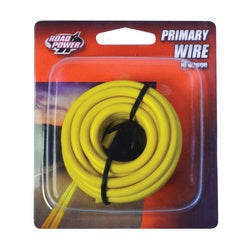 Road Power 55672233/10-1-14 Electrical Wire, 10 AWG Wire, 25/60 VAC/VDC, Copper Conductor, Yellow Sheath, 7 ft L