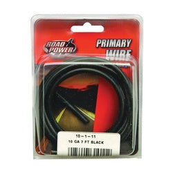 CCI 10-1-11 Primary Wire, 10 AWG Wire, Black Sheath, 7 ft L