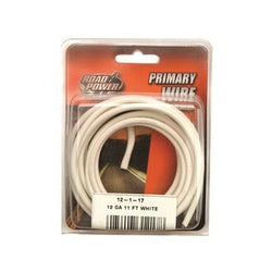 CCI 12-1-17 Primary Wire, 12 AWG Wire, White Sheath, 11 ft L