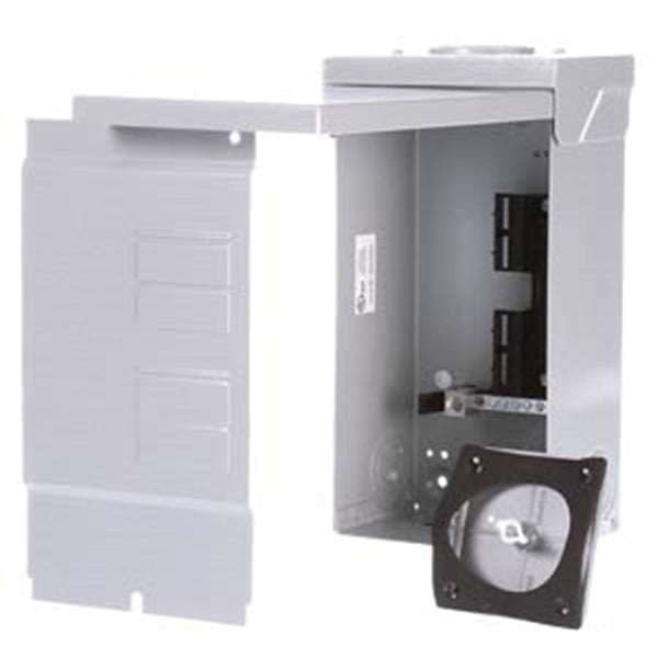 Siemens Murray EQ W0408ML1125U Load Center, 125 A, 4 -Space, 8 -Circuit, Main Lug, NEMA 3R Enclosure, Gray