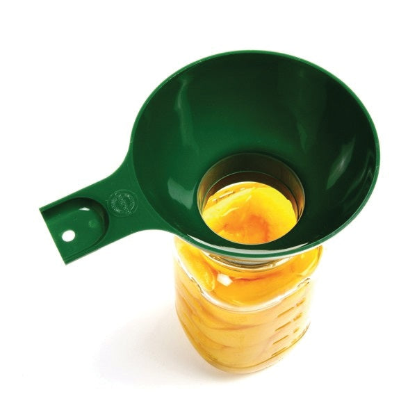 NORPRO 607 Canning Funnel, Plastic, Green, 6-3/4 in L