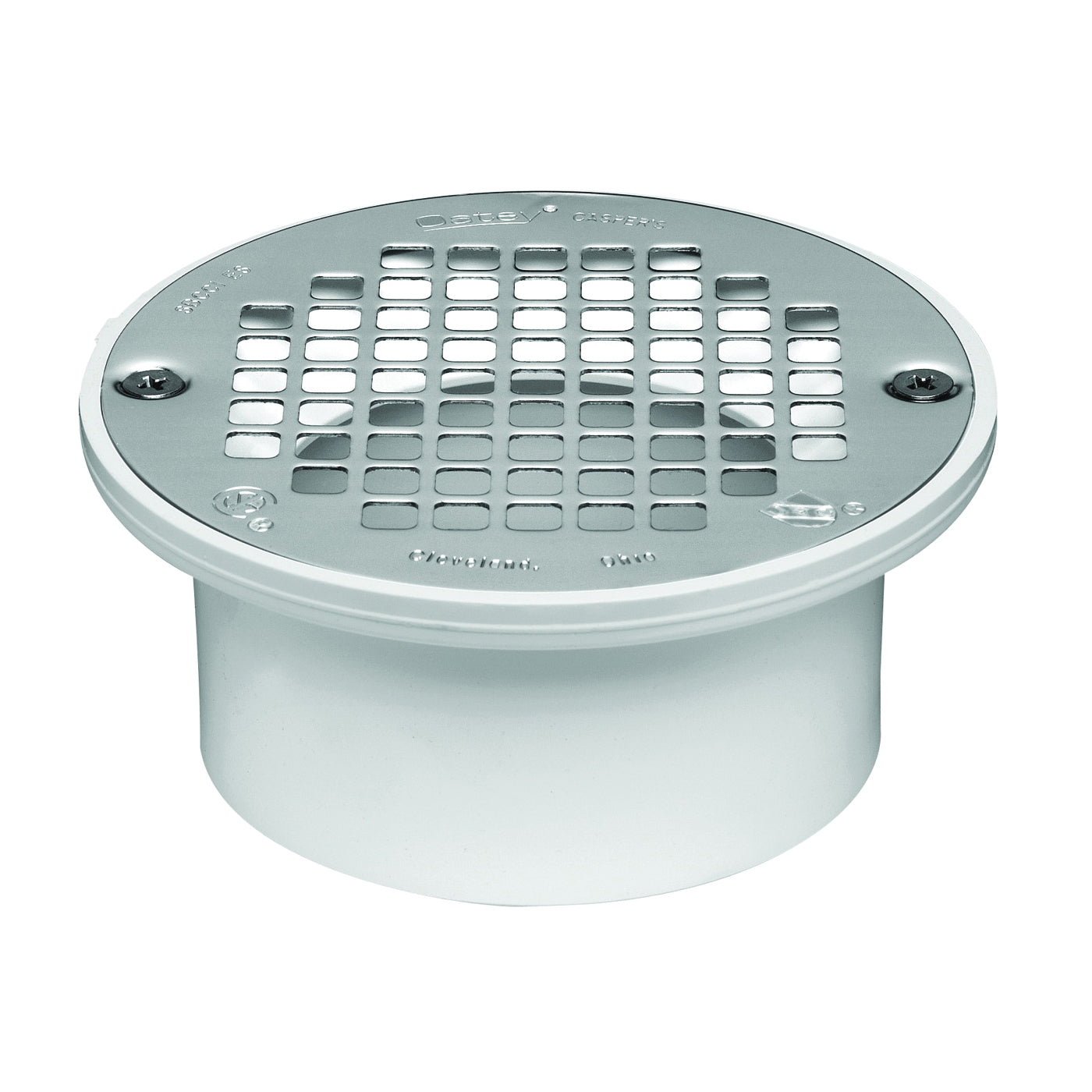 Oatey 43601 Floor Drain, PVC Body