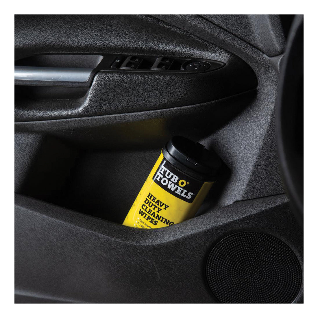 Tub O'Towels TW40 Heavy-Duty Cleaning Wipes, 8 in L, 7 in W, Light Citrus, Polyfiber