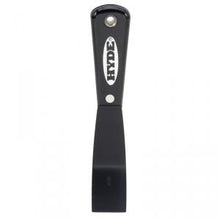 Load image into Gallery viewer, HYDE Black &amp; Silver 02070 Putty Knife, 1-1/4 in W Blade, HCS Blade, Nylon Handle
