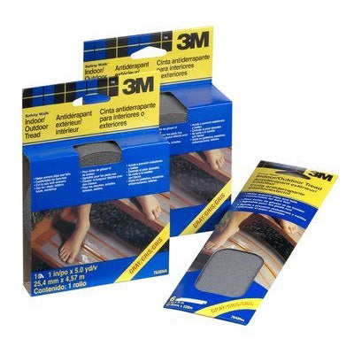 3M Safety-Walk 7646 Tread, 180 in L, 1 in W, Gray