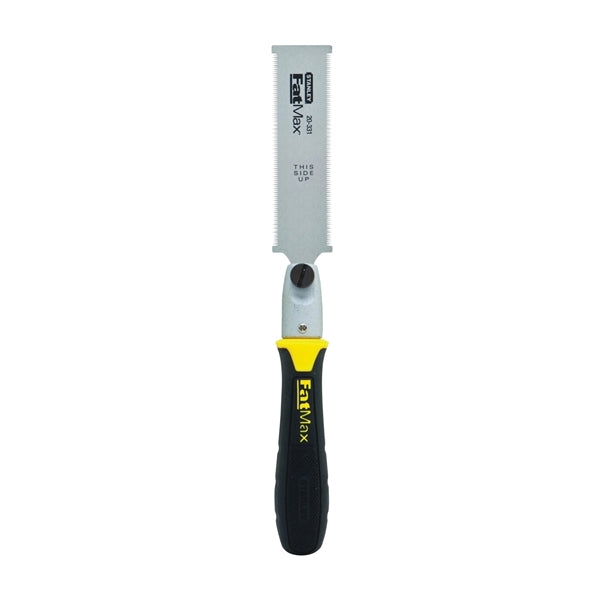 FATMAX 20-331 Pull Saw, 4-3/4 in L Blade, 22 TPI, Cushion-Grip Handle, Plastic/Rubber Handle