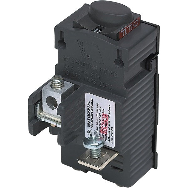 CONNECTICUT ELECTRIC UBIP120 Circuit Breaker, Type UBIP, 20 A, 1 -Pole, 120/240 V, Plug Mounting