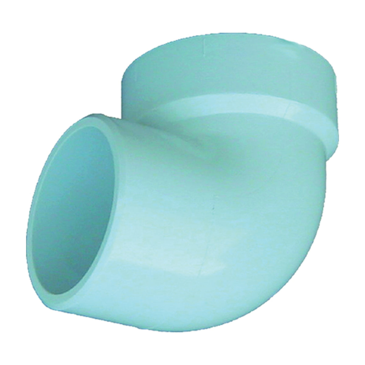 GENOVA 700 Series 72915 Street Pipe Elbow, 1-1/2 in, Hub x Spigot, 90 deg Angle, PVC, SCH 40 Schedule