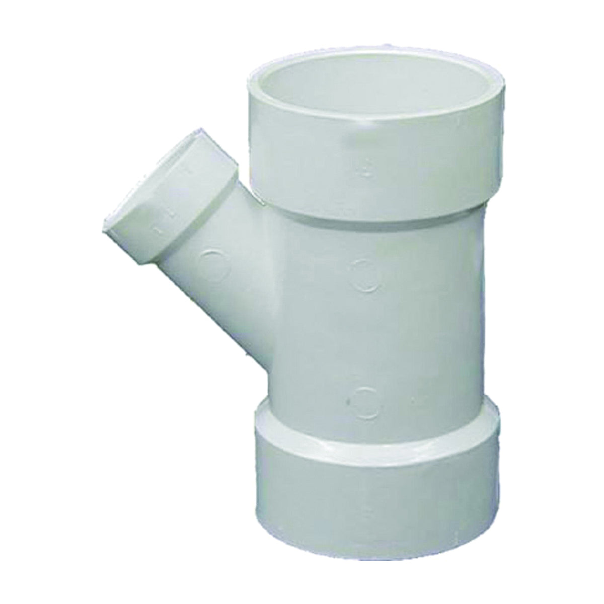 GENOVA 71041 Pipe Wye, 4 x 4 x 1-1/2 in, Hub, PVC, SCH 40 Schedule