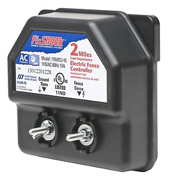 Zareba Fi-Shock EA2M-FS Low-Impedance Energizer, 0.07 J Output Energy, 110/120 V