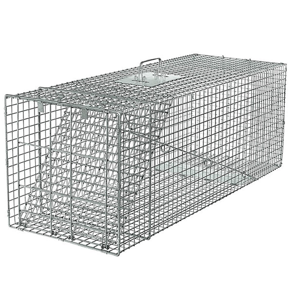 Victor 1081 Animal Trap, 15 in W, 15 in H, Spring-Loaded Door