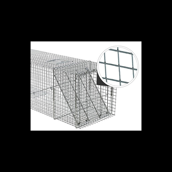 Victor 1081 Animal Trap, 15 in W, 15 in H, Spring-Loaded Door