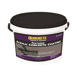 Quikrete 8730-06 Floor Coating, Textured, Gray, 1 gal, Bottle
