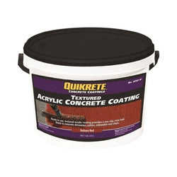 Quikrete 8730-16 Floor Coating, Textured, Sedona Red, 1 gal, Bottle