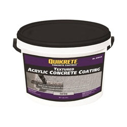 Quikrete 8730-26 Floor Coating, Textured, Cool Gray, 1 gal, Bottle