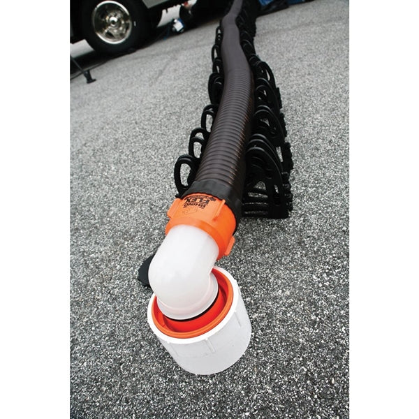 CAMCO RhinoFLEX 39761 Sewer Hose Kit, Polyolefin/Steel, Black