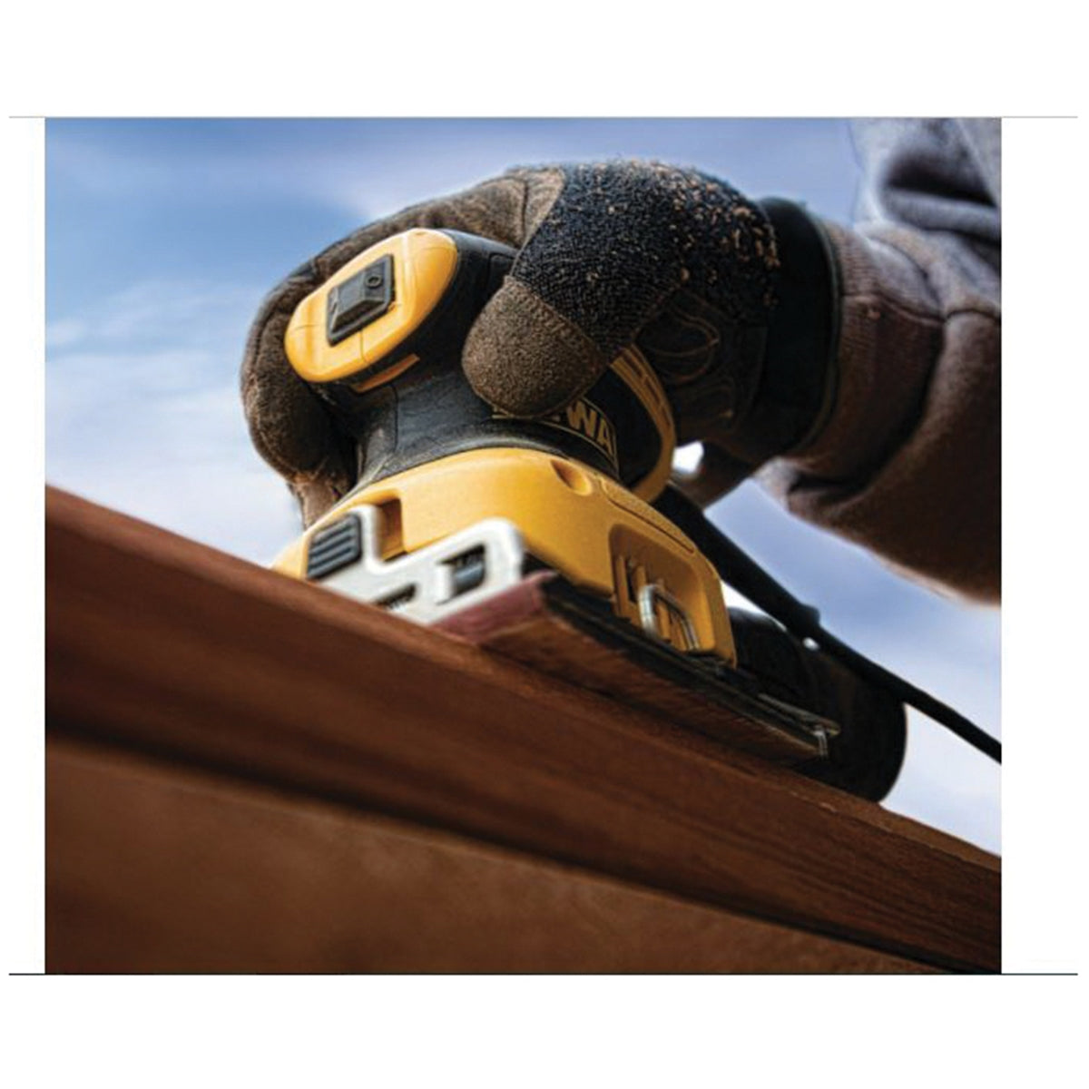 DeWALT DWE6411K/D26441K Corded 1/4 Sheet Palm Grip Sander Kit (Includes Carrying Bag)
