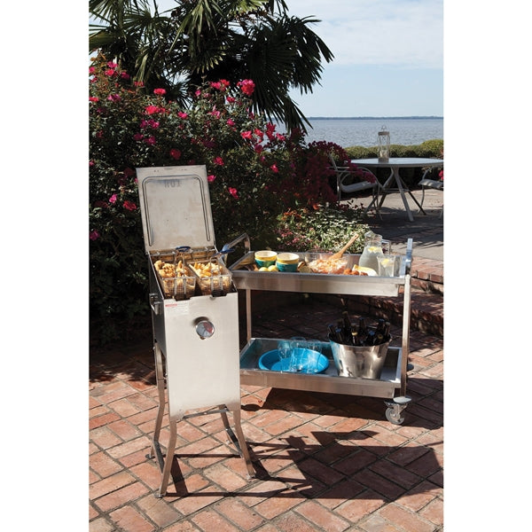 Bayou Classic 700-709 Fryer, 9 gal Capacity, Cool Touch Control