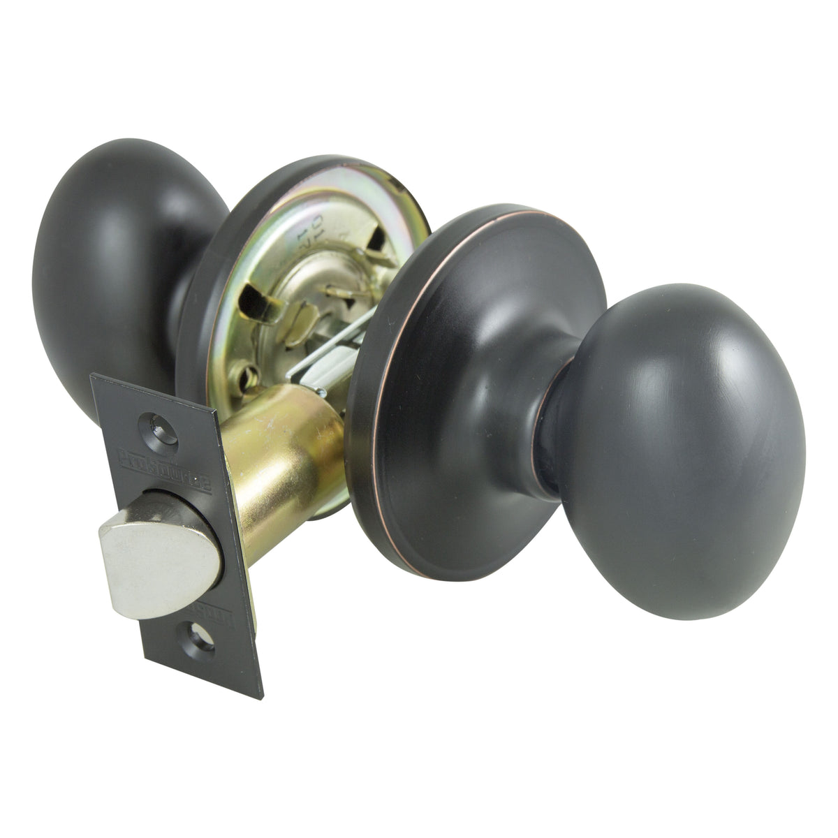 ProSource TYLX730V-PS Passage Door Knob, 62.5 mm Dia Knob, Metal, Aged Bronze