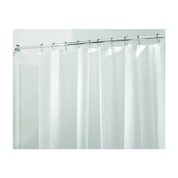 iDESIGN 12052 Shower Curtain/Liner, 72 in L, 72 in W, PEVA, Clear