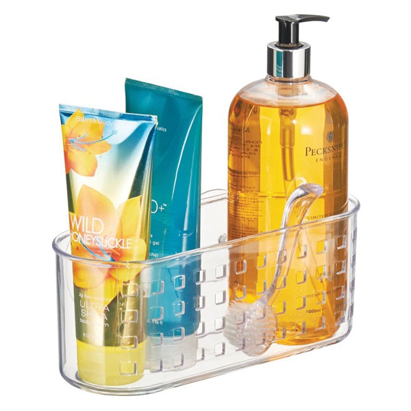 iDESIGN 41600 Shower Caddy, Plastic, 5.2 in OAW, 4.3 in OAH, 10.2 in OAD