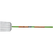 Load image into Gallery viewer, AMES 2826300 Manure/Bedding Fork, Steel Tine, Wood Handle, 61 in L Handle
