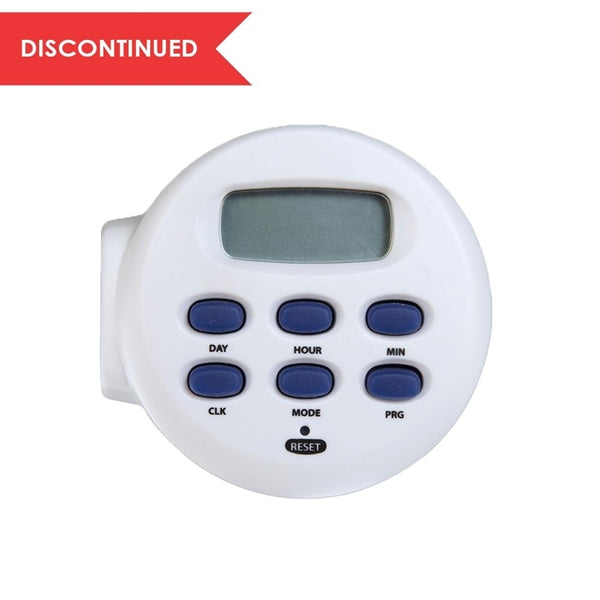 Westek TE04WHB Digital Timer, 8.3 A, 125 V, 1 W, 1 -Outlet, 7 On/Off Cycles Per Week Cycle, White