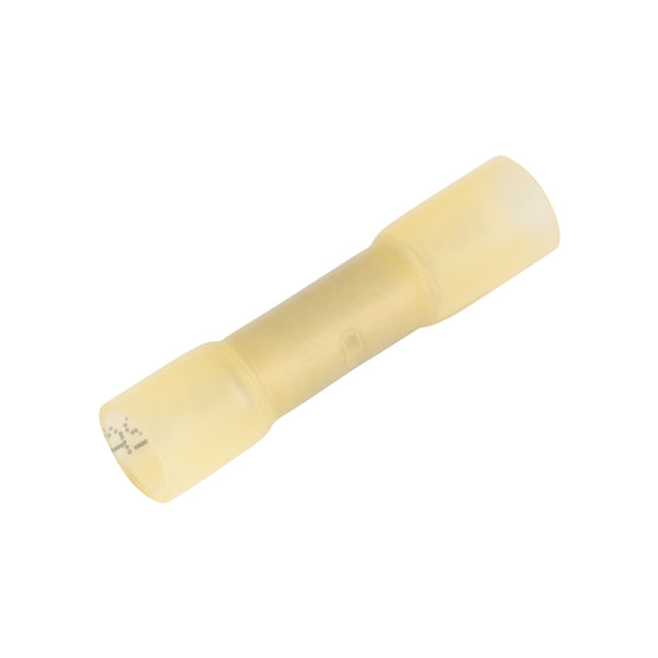 GB Xtreme AMT-127 Butt Splice Connector, 600 V, 12 to 10 AWG Wire, Yellow