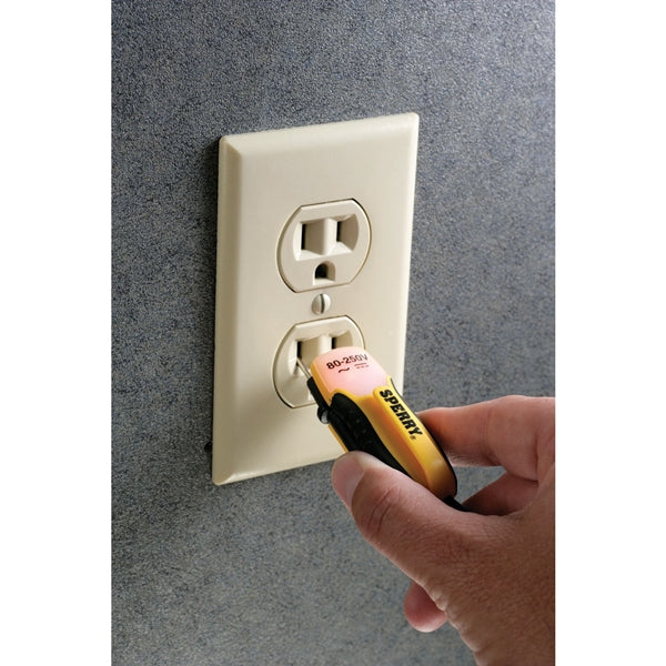 GB ET6102 Tester with Pocket Clip, 80 to 250 VAC/VDC, Neondicator Display, Functions: Voltage