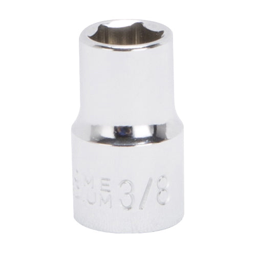 Vulcan MT64933403L Drive Socket, 3/8 in Socket, 3/8 in Drive, 6-Point, Chrome Vanadium Steel, Chrome