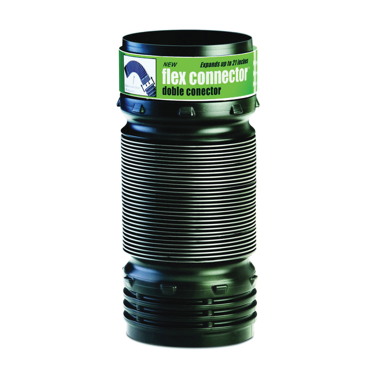 Amerimax 57010 Pipe Elbow Connector, 4 in, Polypropylene