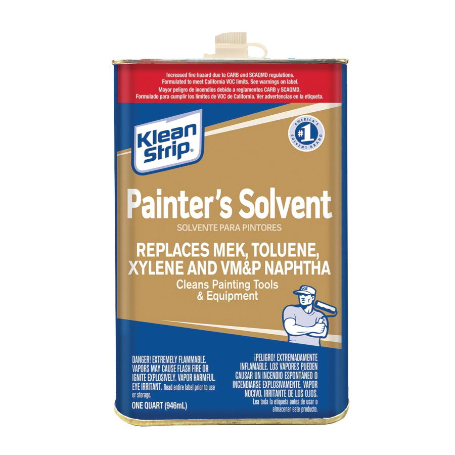 Klean Strip QKSP95005SC Painter&#39;s Solvent, Liquid, Water White, 1 qt, Can