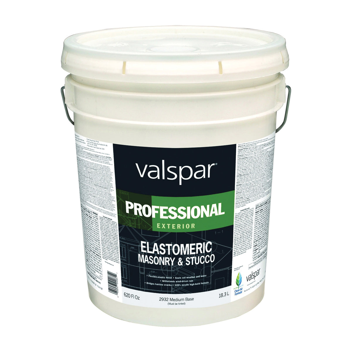 Valspar 024.0002932.008 Elastomeric, 5 gal, Pail