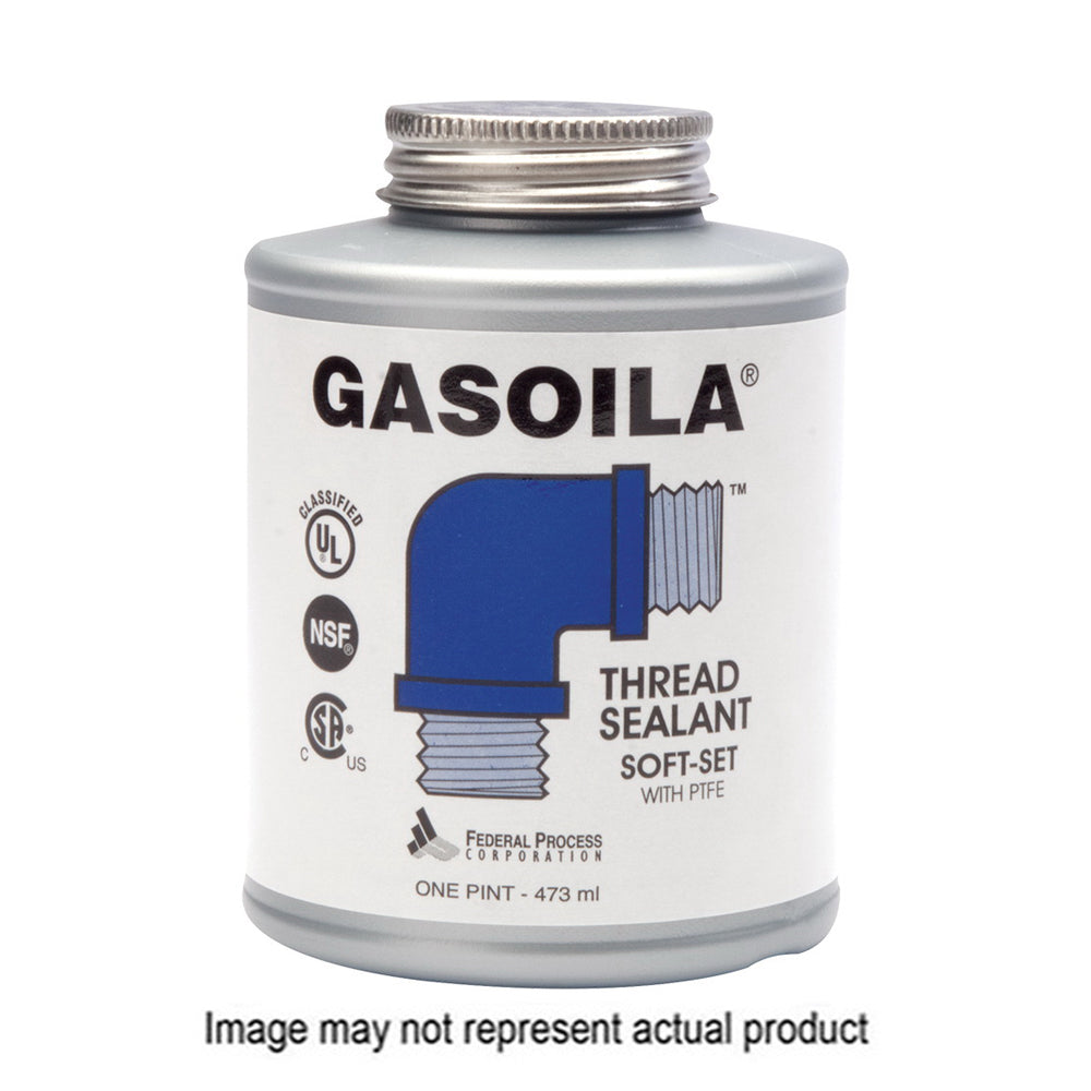 GASOILA SS04 Soft-Set Thread Sealant with PTFE, 0.25 pt, Liquid, Blue/Green