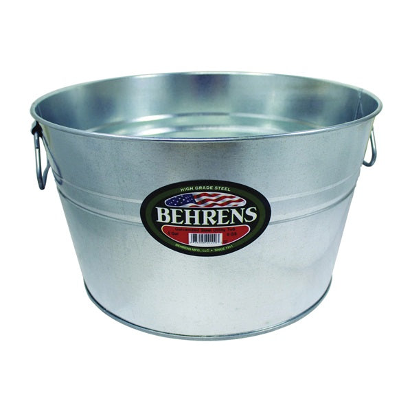 Behrens 0GS Wash Tub, 5 gal Capacity, Galvanized Steel