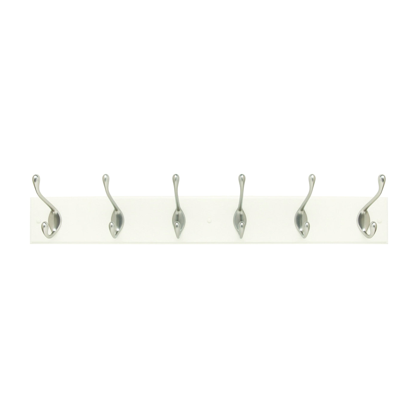 Amerock 2000326 Hook Rack, 6-Hook, MDF/Zinc