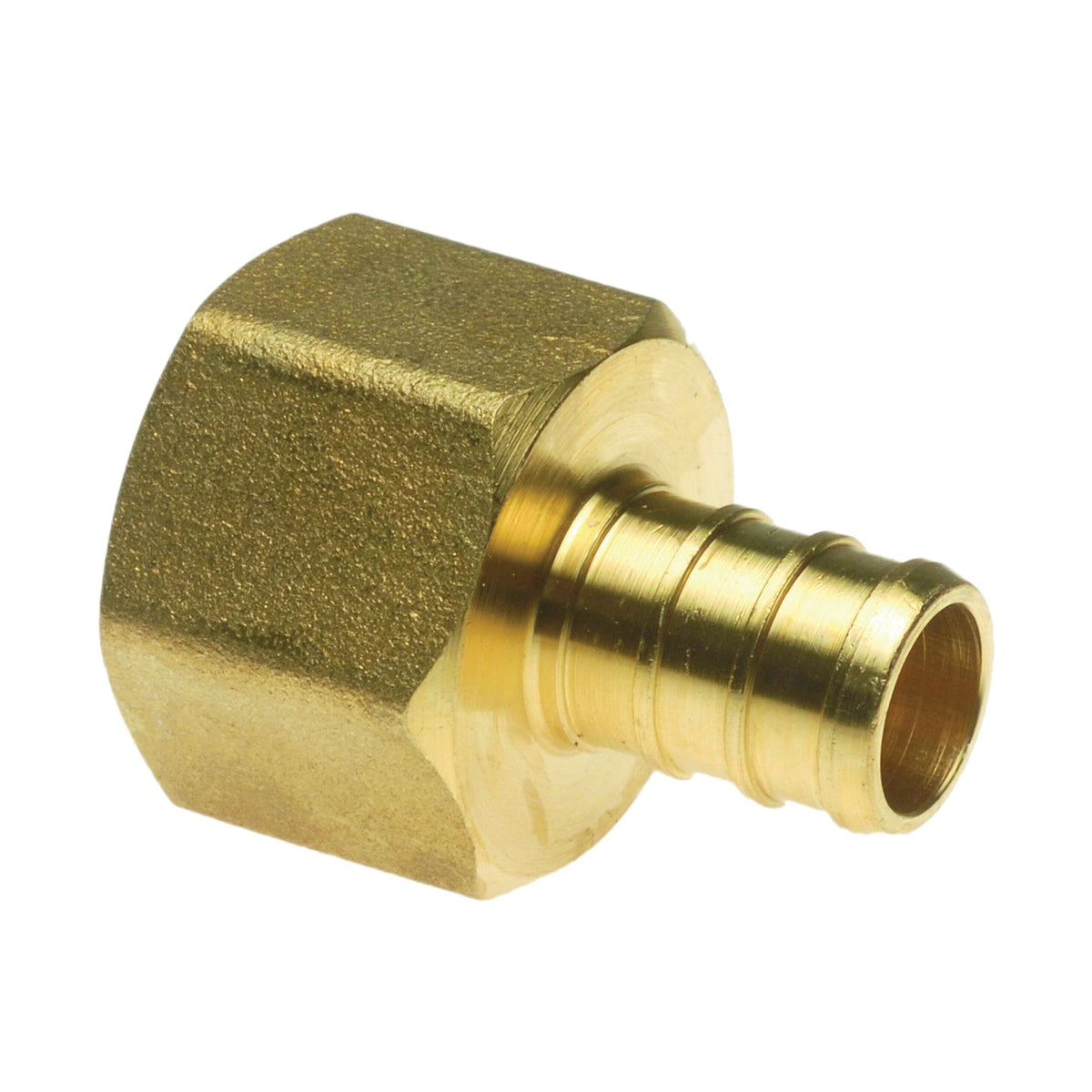 Apollo Valves APXFA1234 Hose Pipe Adapter, 1/2 x 3/4 in, PEX x FPT, Brass, 200 psi Pressure